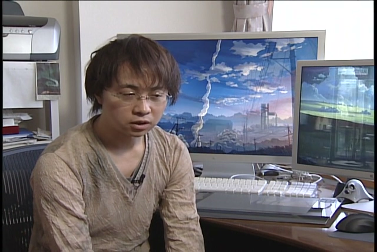 制作の現場で語る新海誠監督